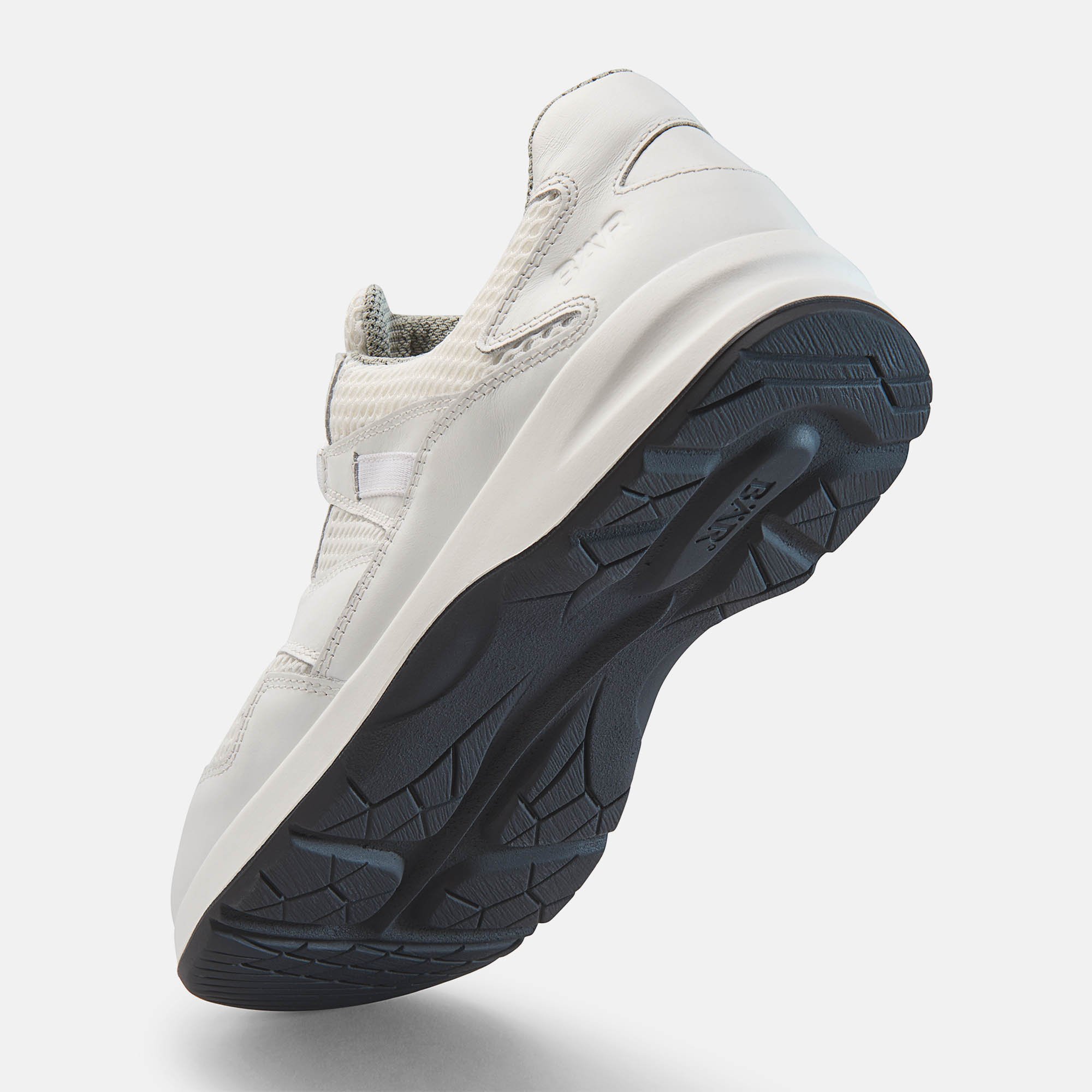 BÄR Schuhe Unisexschuhe Easyrun in weiß aus Rindnappaleder, Mesh - Anlass: Laufschuhe (Seitenansicht) BÄR Schuhe Unisexschuhe Laufschuhe Easyrun weiß Rindnappaleder, Mesh Seitenansicht