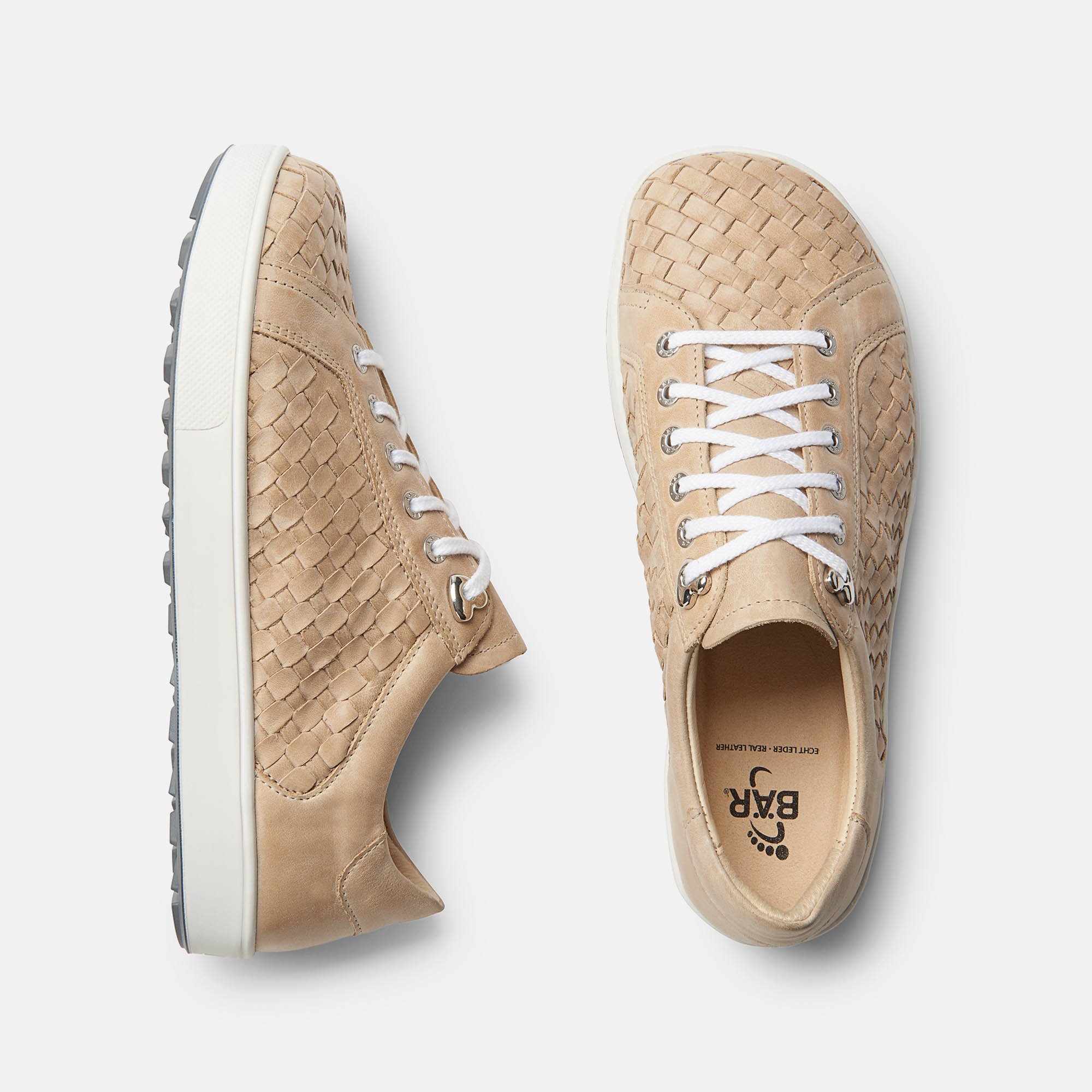 BÄR Schuhe Damenschuhe Kaya 2.0 in sand aus Rindnappaleder gewachst - Anlass: Freizeitschuhe (Ansicht von oben) BÄR Schuhe Damenschuhe Freizeitschuhe Kaya 2.0 sand Rindnappaleder gewachst Ansicht von oben