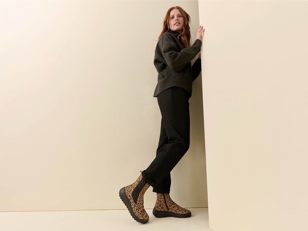 BÄR Schuhe Damenschuhe Mabel in leo aus Ziegenvelours - Anlass: Freizeitschuhe (Emotionsbild) BÄR Schuhe Damenschuhe Freizeitschuhe Mabel leo Ziegenvelours Emotionsbild