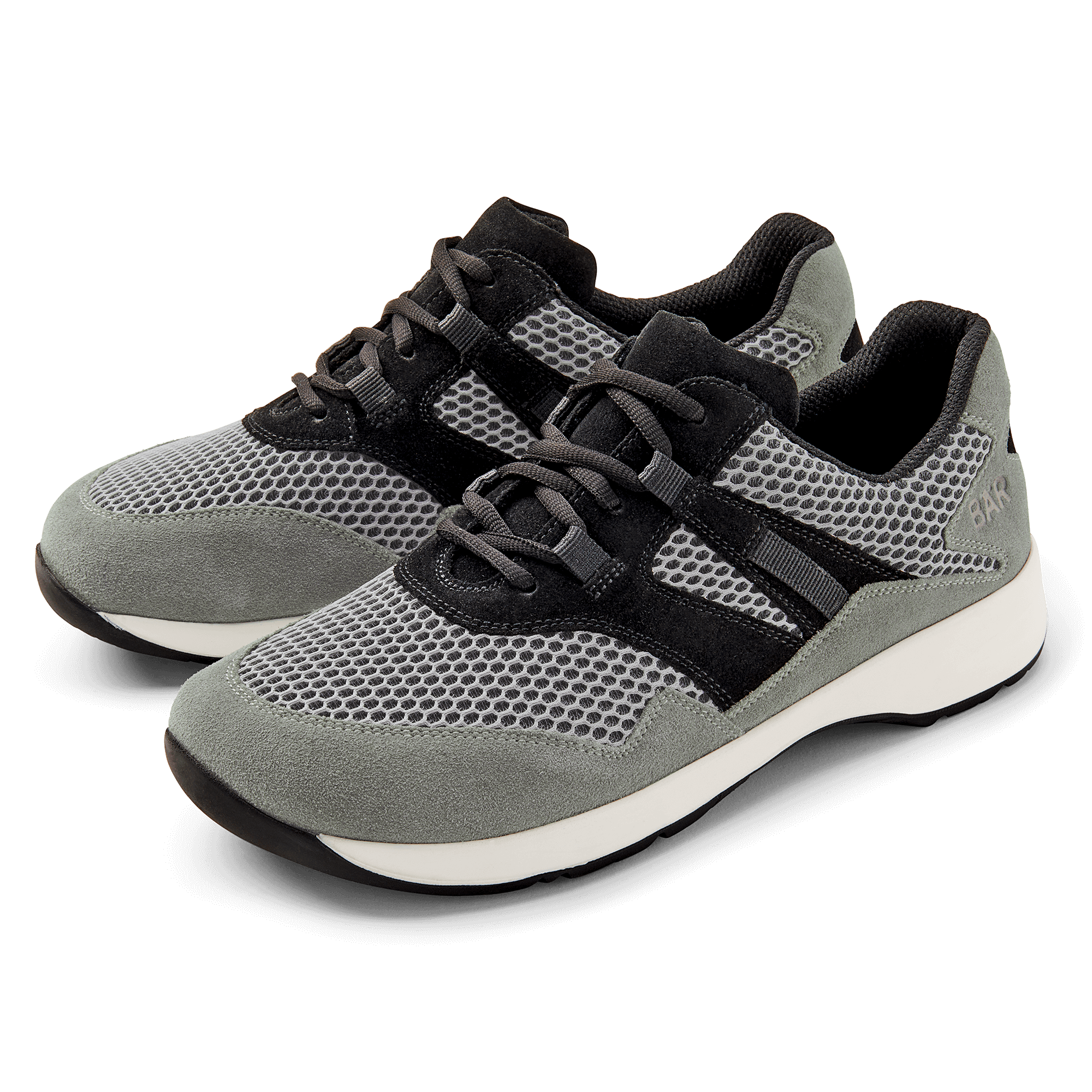 BÄR Schuhe Unisexschuhe Laufschuhe Easyrun grau/schwarz Rindveloursleder, Textil Hauptbild