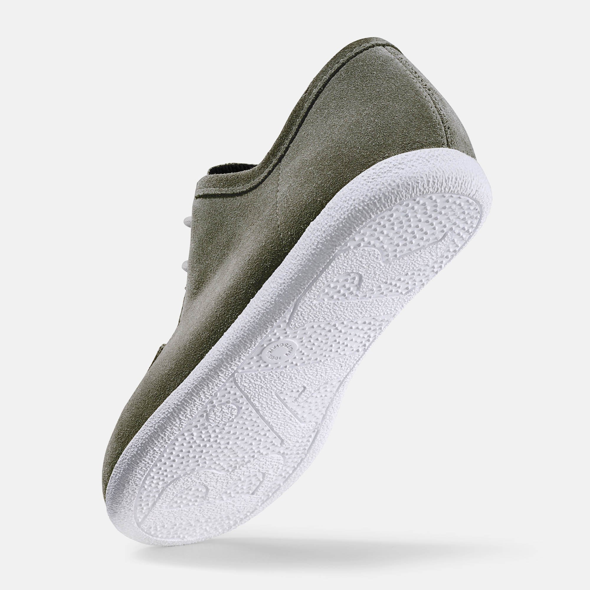 BÄR Schuhe Damenschuhe Johanna in grau aus Kalbveloursleder - Anlass: Freizeitschuhe (Seitenansicht) BÄR Schuhe Damenschuhe Freizeitschuhe Johanna grau Kalbveloursleder Seitenansicht