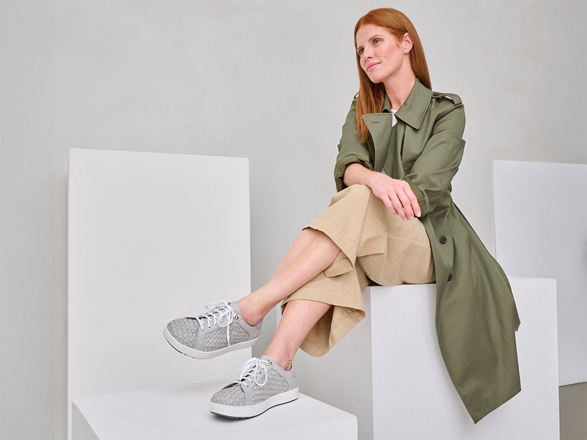 BÄR Schuhe Damenschuhe Kaya 2.0 in grau aus Rindnappaleder - Anlass: Freizeitschuhe (Emotionsbild) BÄR Schuhe Damenschuhe Freizeitschuhe Kaya 2.0 grau Rindnappaleder Emotionsbild