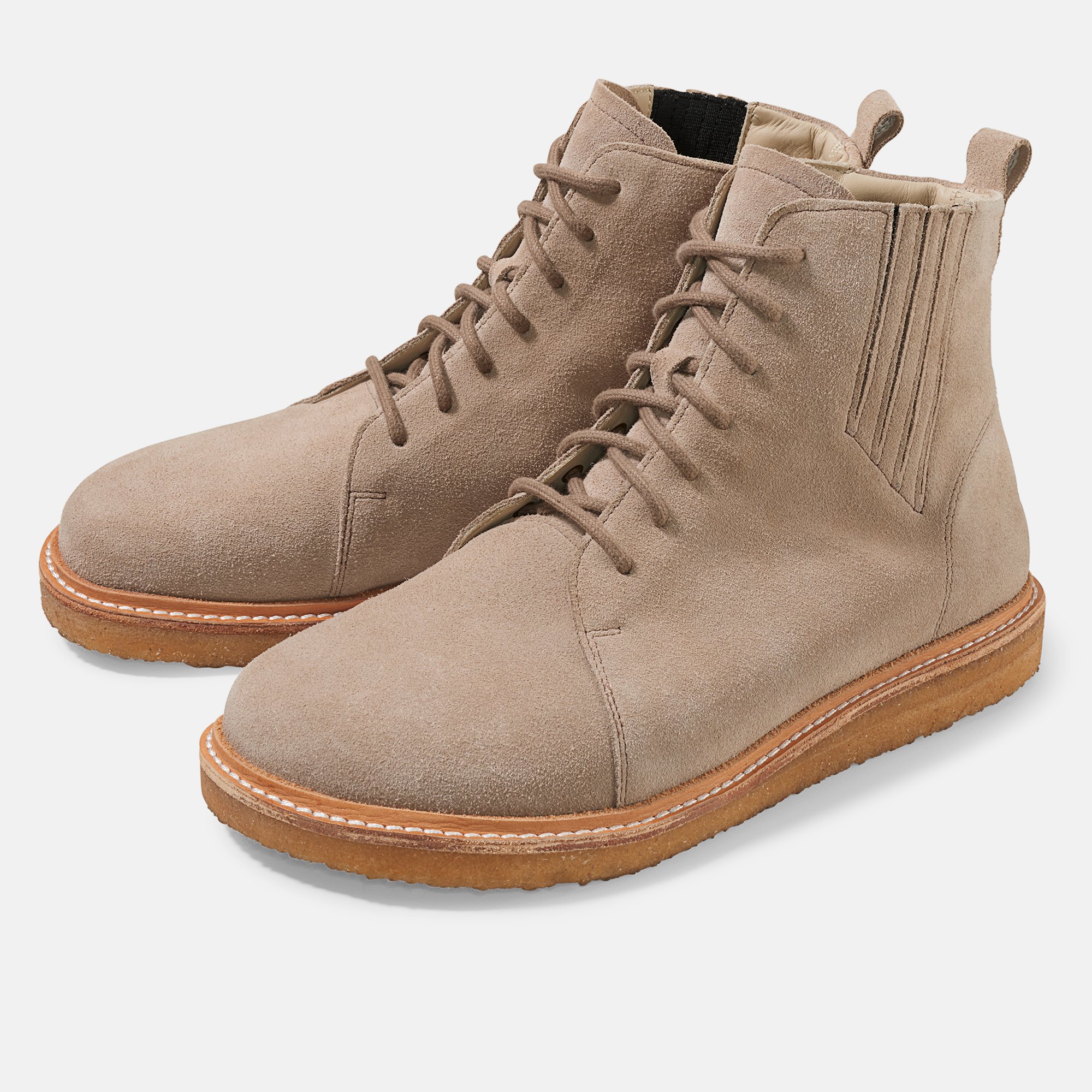 BÄR Schuhe Damenschuhe Maud in taupe aus Kalbveloursleder wasserabweisend - Anlass: Freizeitschuhe (Hauptbild) BÄR Schuhe Damenschuhe Freizeitschuhe Maud taupe Kalbveloursleder wasserabweisend Hauptbild