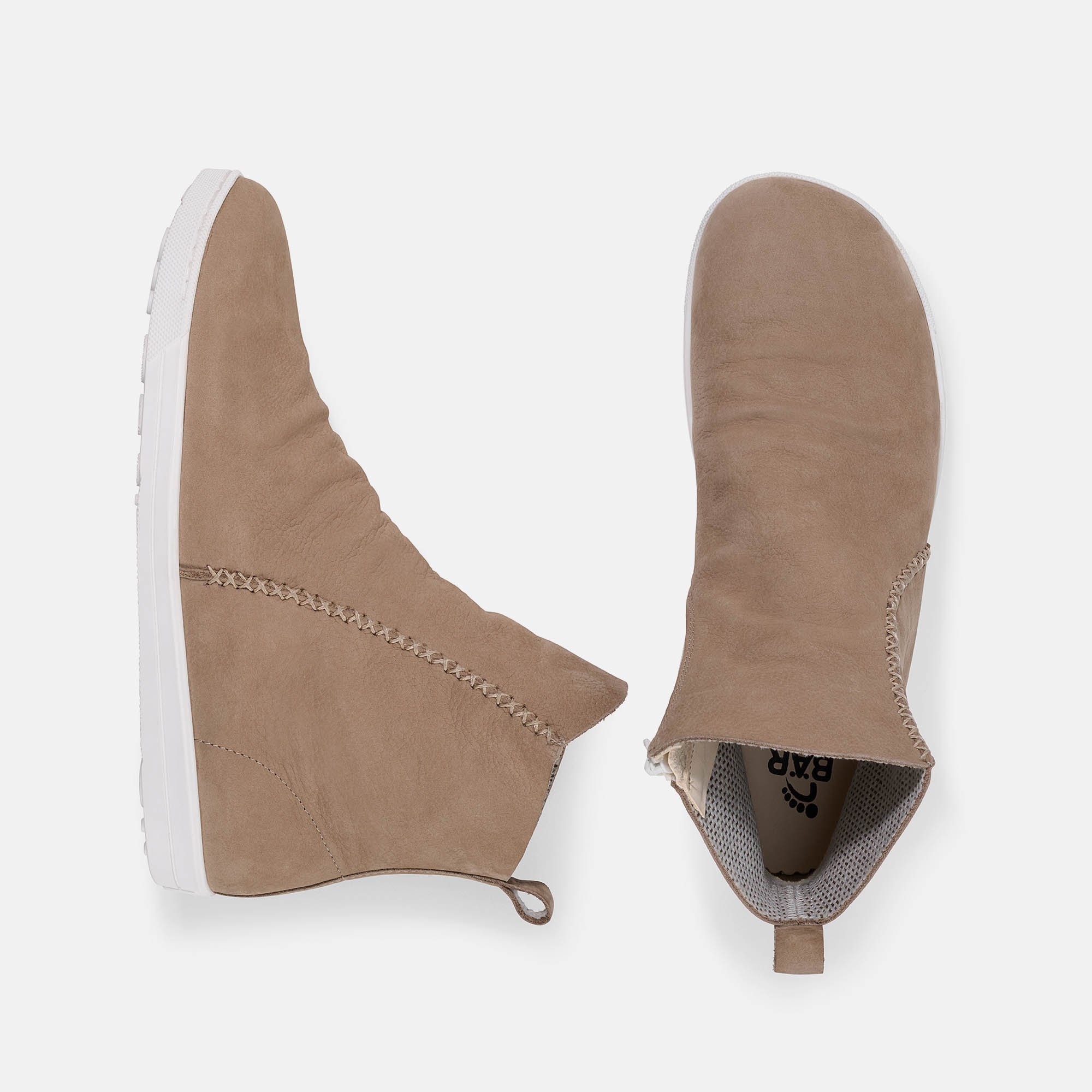 BÄR Schuhe Damenschuhe Eloise in toffee aus Kalbnubukleder - Anlass: Freizeitschuhe (Ansicht von oben) BÄR Schuhe Damenschuhe Freizeitschuhe Eloise toffee Kalbnubukleder Ansicht von oben