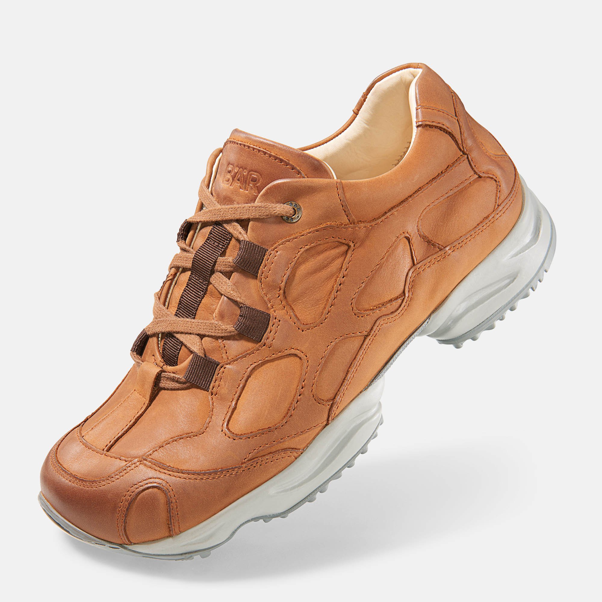 BÄR Schuhe Unisexschuhe High Performance 2.5-L in cognac aus Rindnappaleder - Anlass: Laufschuhe (Produktbild) BÄR Schuhe Unisexschuhe Laufschuhe High Performance 2.5-L cognac Rindnappaleder Produktbild