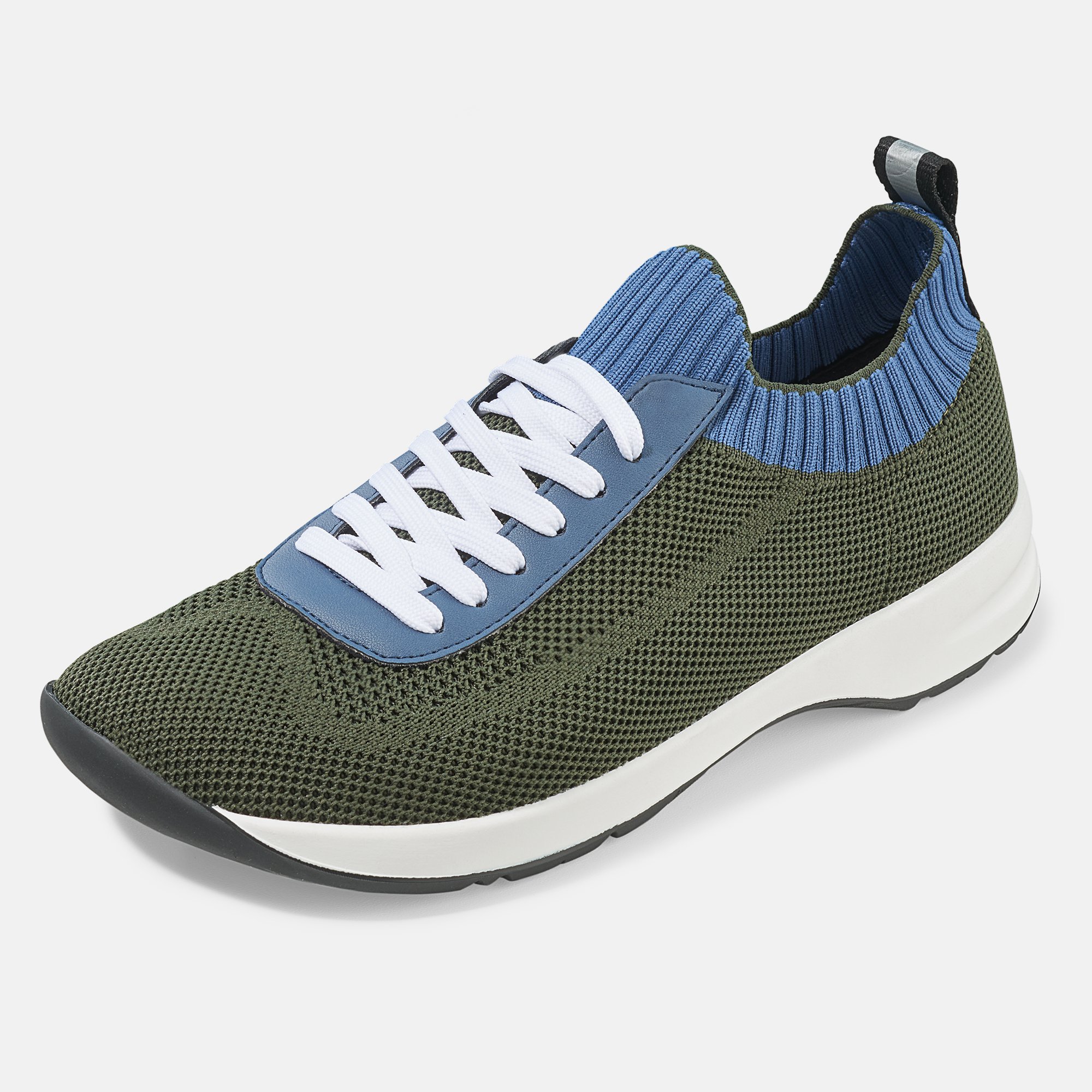 BÄR Schuhe Herrenschuhe Riley in oliv aus Textilstrick aus Polyester und PU - Anlass: Freizeitschuhe (Produktbild) BÄR Schuhe Herrenschuhe Freizeitschuhe Riley oliv Textilstrick aus Polyester und PU Produktbild