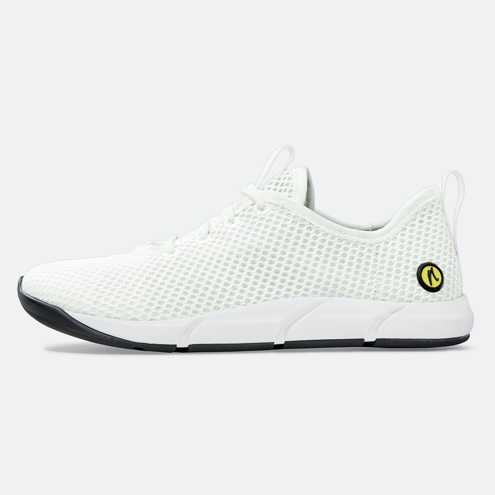 JOENIMBLE Schuhe Herrenschuhe motionToes 2.0 in weiß aus Mesh (Seitenansicht) JOENIMBLE Schuhe Herrenschuhe motionToes 2.0 weiß Mesh Seitenansicht
