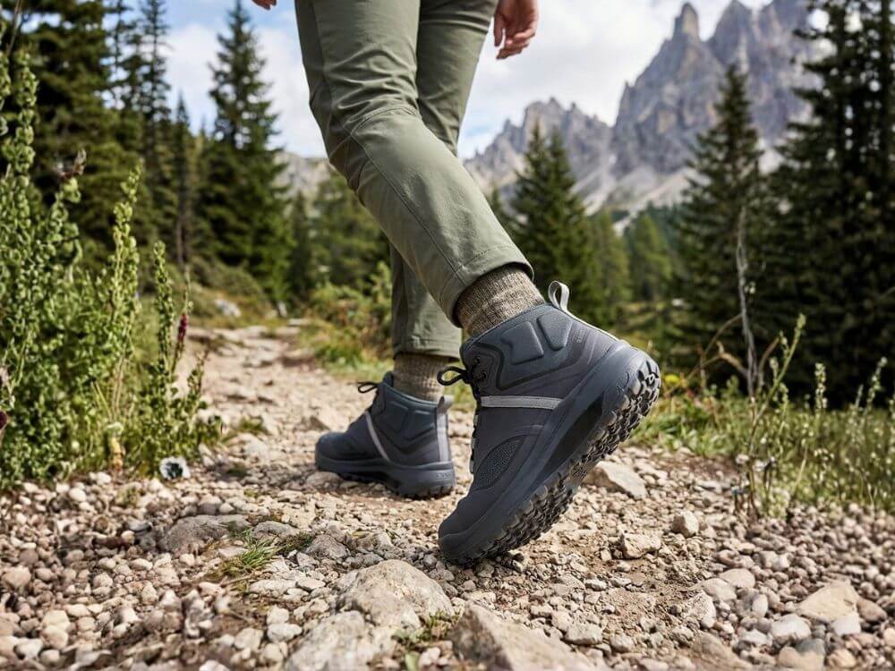 BÄR Schuhe Unisexschuhe Wanderschuhe TrailLite Tex anthrazit Textil Emotionsbild