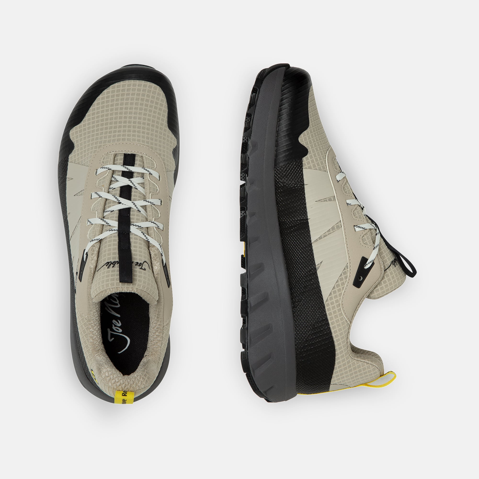 JOENIMBLE Schuhe Herrenschuhe Wanderschuhe Explore Addict grau Ansicht von oben