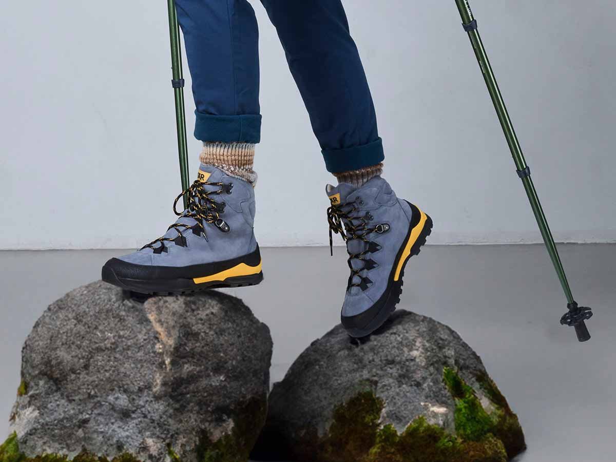 BÄR Schuhe Damenschuhe Bergkomfort Wanderstiefel 2.0 in dunkelgrau aus terracare® Rindnubuk wasserabweisend - Anlass: Wanderstiefel (Emotionsbild) BÄR Schuhe Damenschuhe Wanderstiefel Bergkomfort Wanderstiefel 2.0 dunkelgrau terracare® Rindnubuk wasserabweisend Emotionsbild