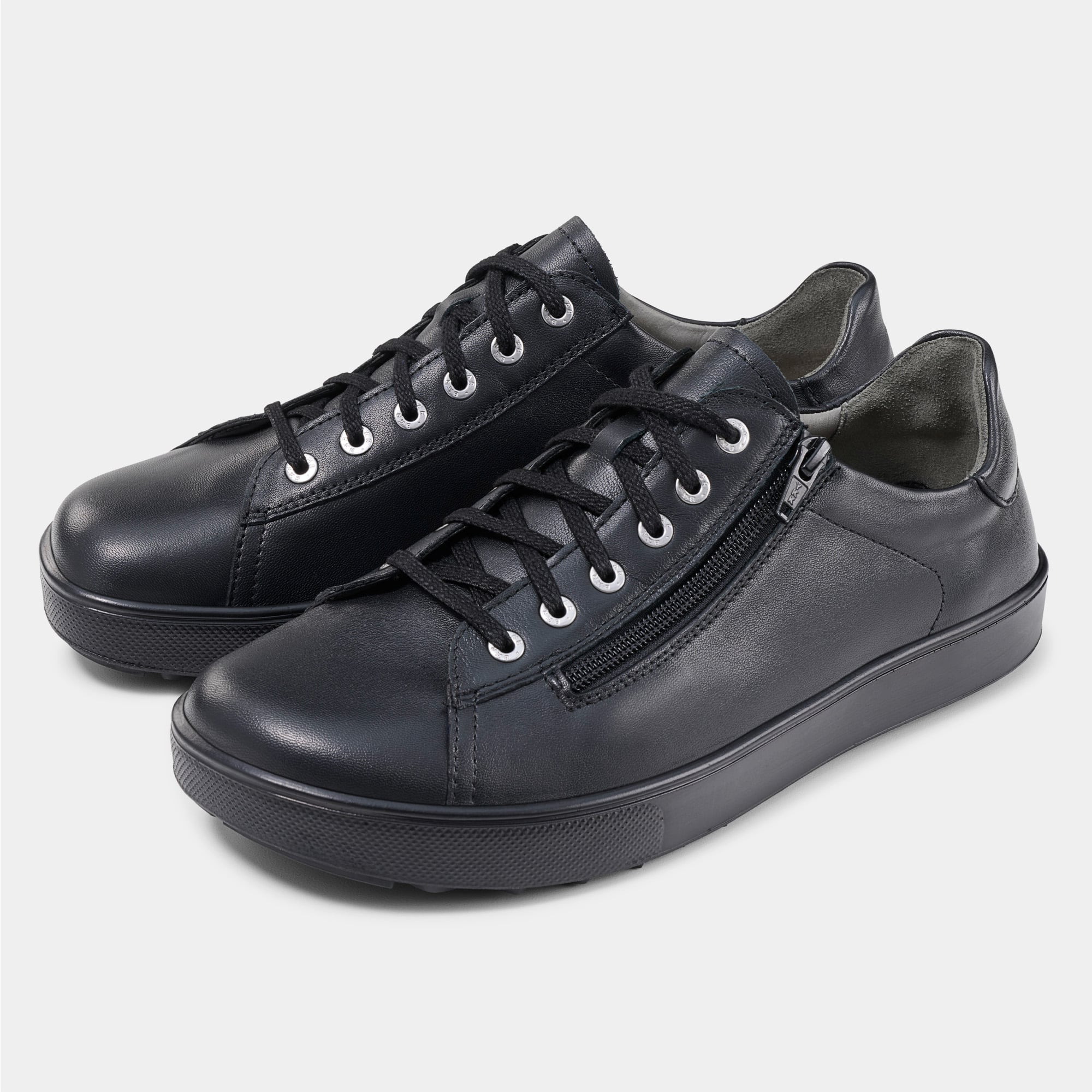 Margot, Schnürschuhe, Damen, 100% Zehenfreiheit, Bequeme Schuhe von BÄR Schuhe, Farbe: schwarz, Lammnappaleder