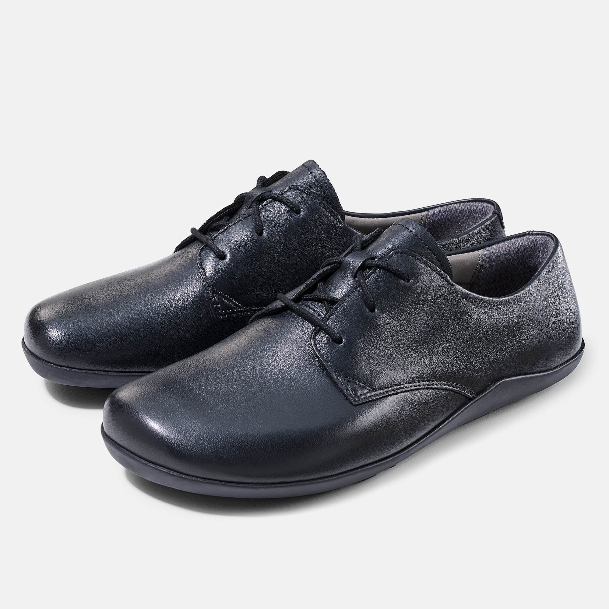 Blake, Schnürschuhe, male, 100% Zehenfreiheit, Bequeme Schuhe von BÄR Schuhe, Farbe: schwarz, Rindnappaleder