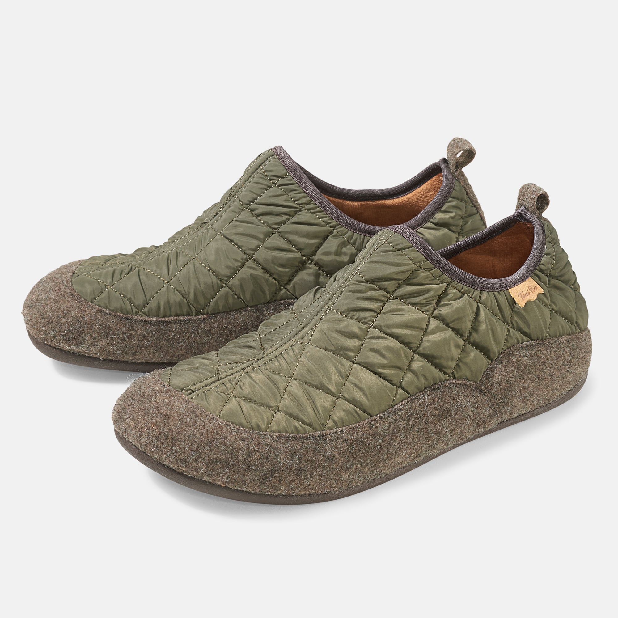 Nil, Hausschuhe, Unisex, 100% Zehenfreiheit, Bequeme Schuhe von BÄR Schuhe, Farbe: khaki, 100% Polyester