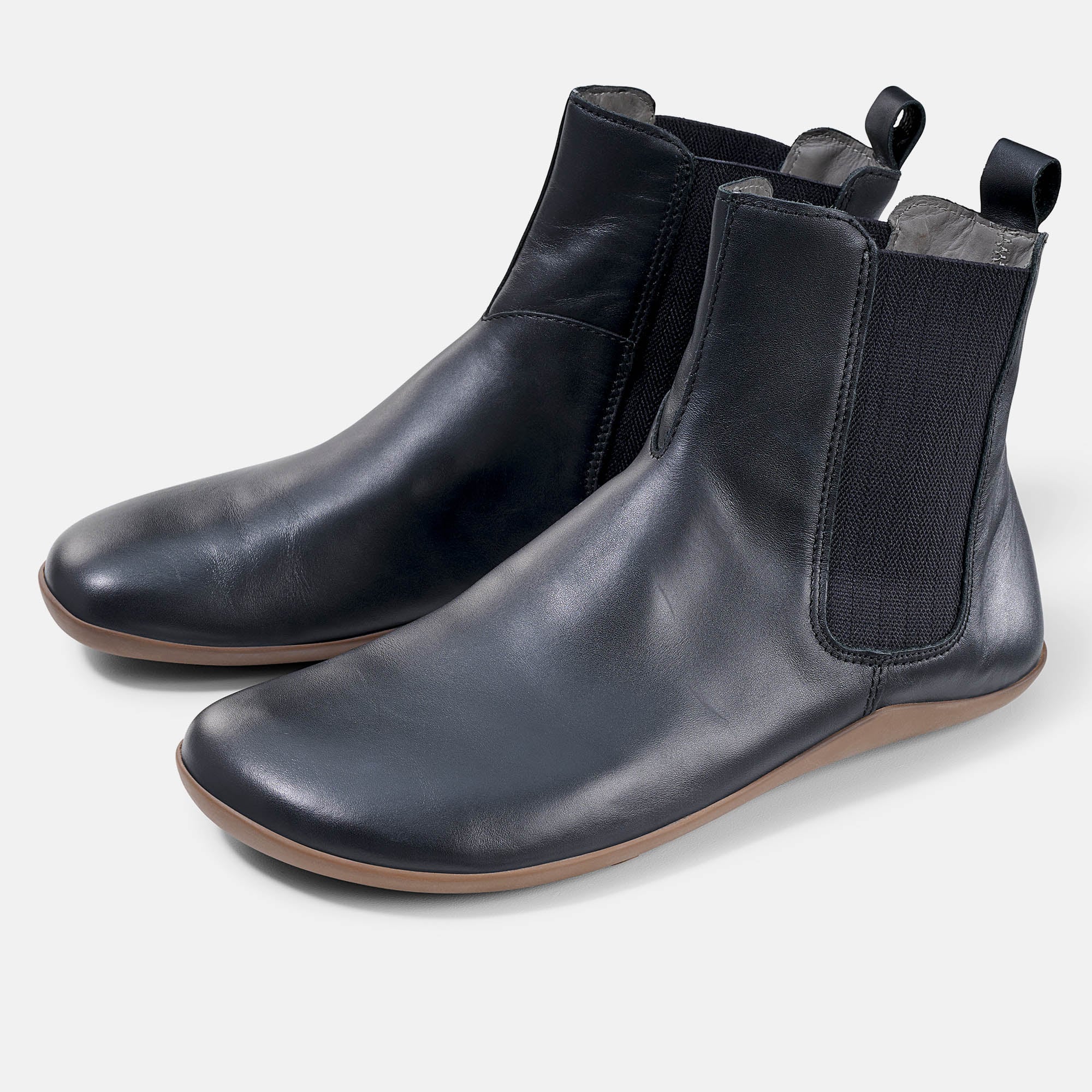 Elif, Stiefeletten, Damen, 100% Zehenfreiheit, Bequeme Schuhe von BÄR Schuhe, Farbe: schwarz, Kalbnappaleder