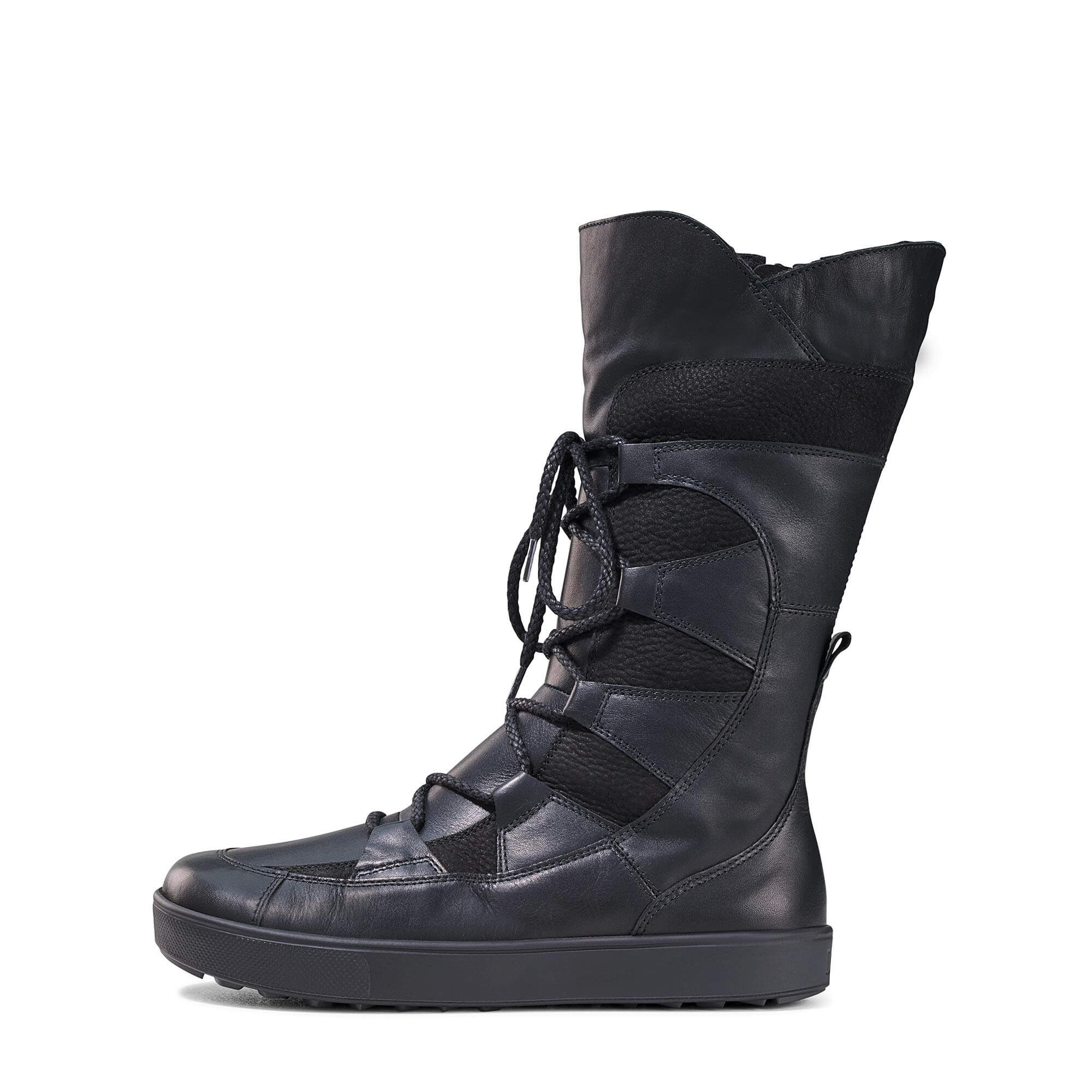 Runa, Stiefel, Damen, 100% Zehenfreiheit, Bequeme Schuhe von BÄR Schuhe, Farbe: schwarz, Kalbnubukleder, Kalbnappaleder