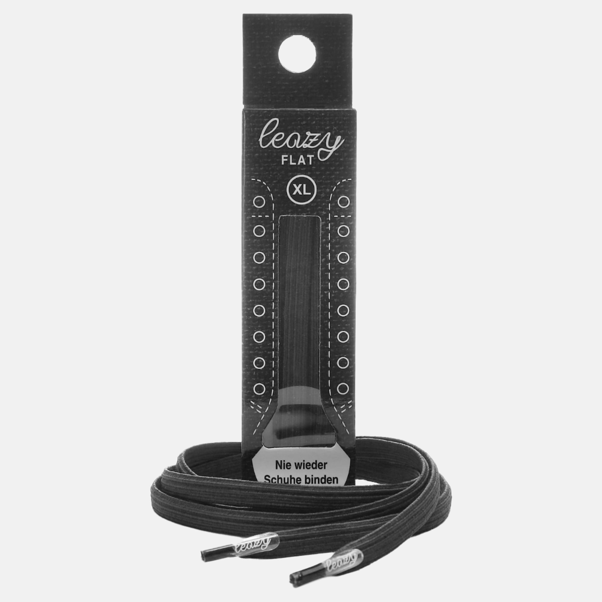 leazy Gummisenkel, Accessoires, Unisex, 100% Zehenfreiheit, Bequeme Schuhe von BÄR Schuhe, Farbe: schwarz,