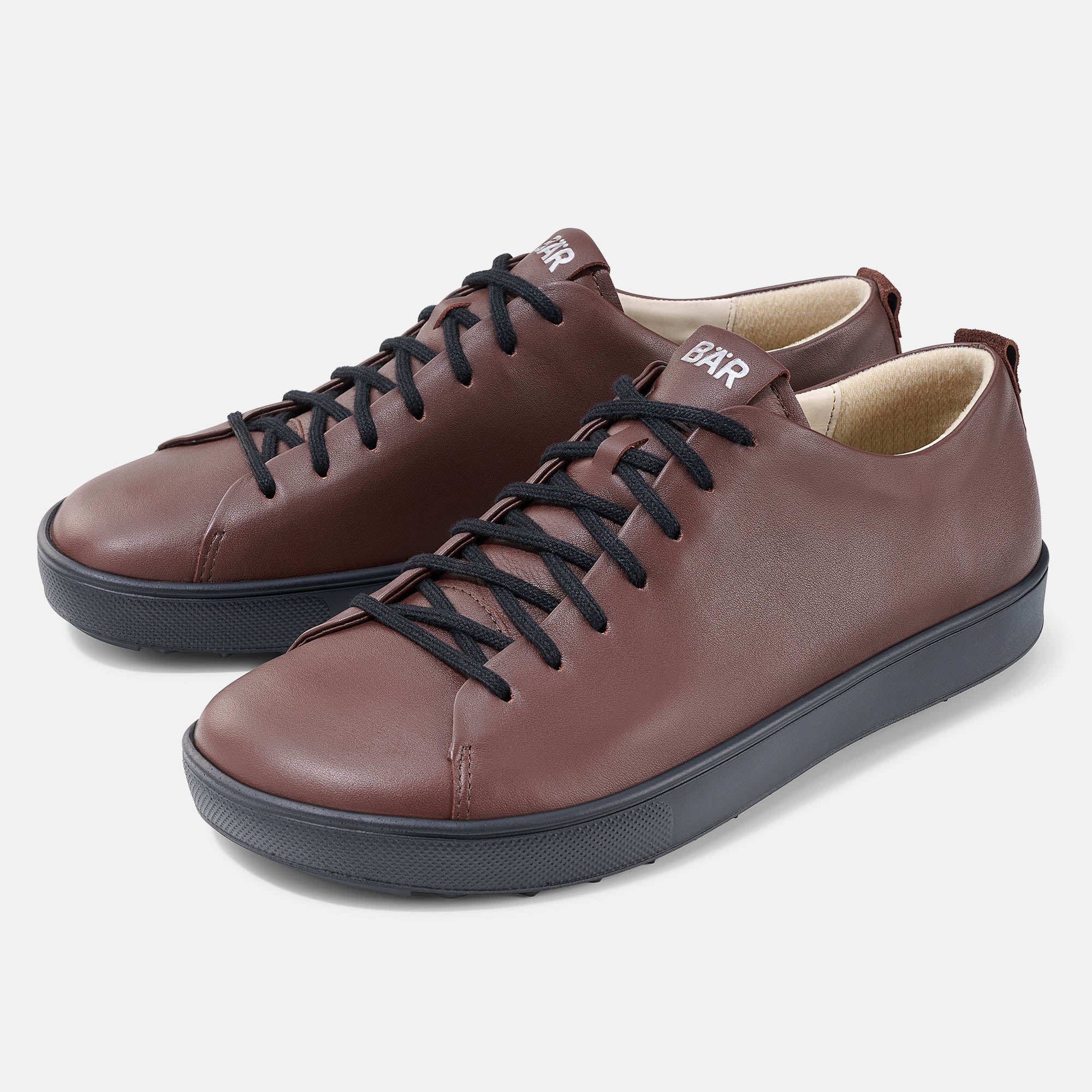 Dale, Schnürschuhe, Unisex, 100% Zehenfreiheit, Bequeme Schuhe von BÄR Schuhe, Farbe: dunkelbraun, Rindnappaleder