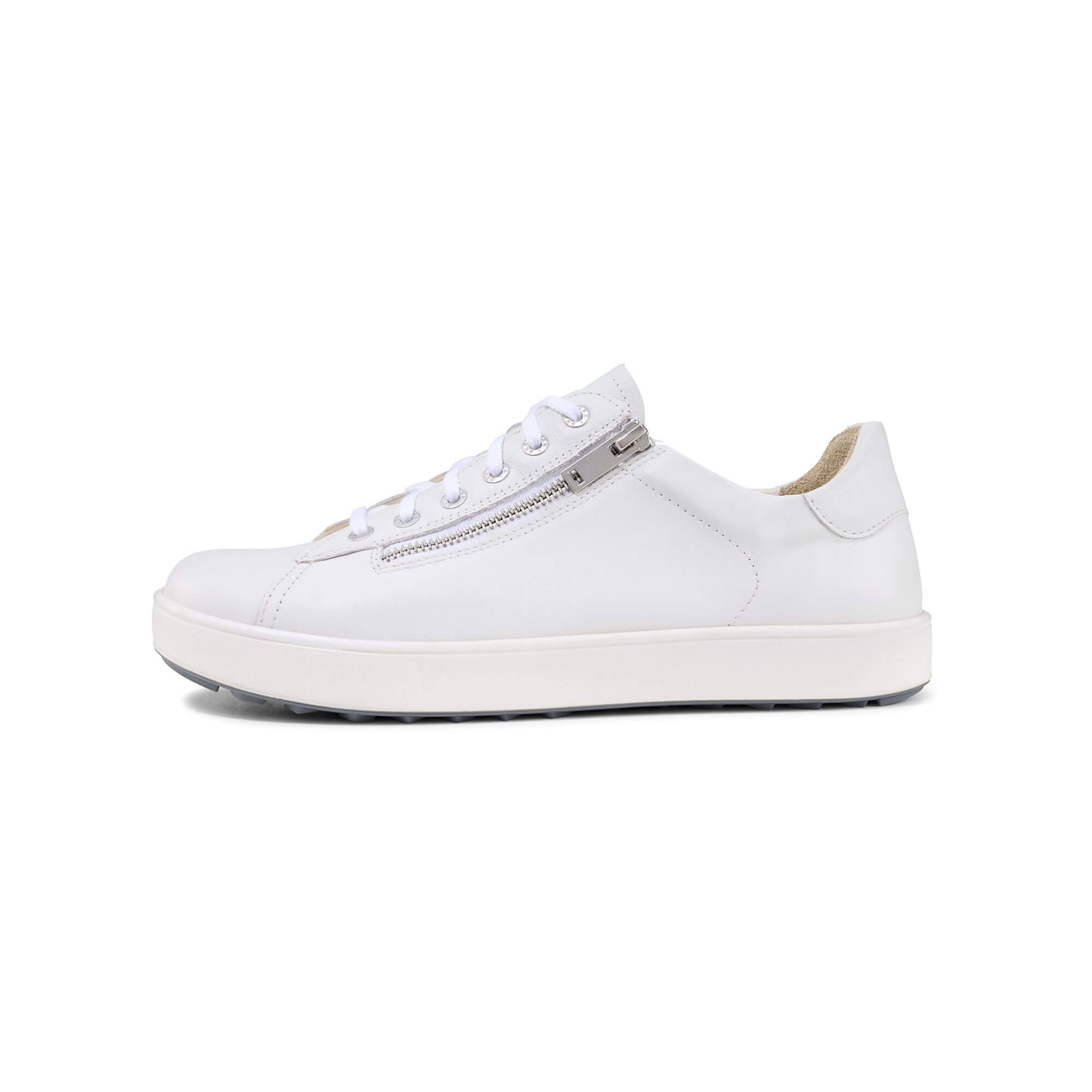 Margot, Schnürschuhe, Damen, 100% Zehenfreiheit, Bequeme Schuhe von BÄR Schuhe, Farbe: weiß, Kalbnappaleder
