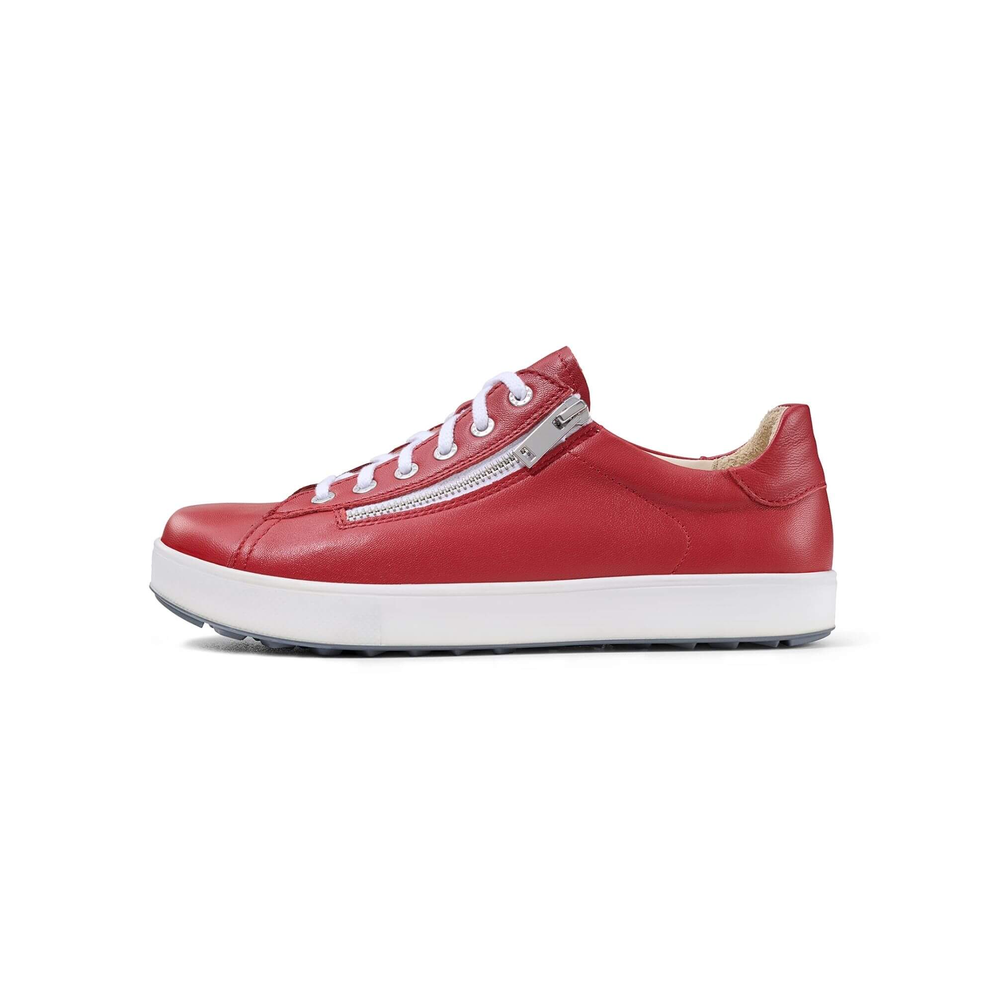 Margot, Schnürschuhe, Damen, 100% Zehenfreiheit, Bequeme Schuhe von BÄR Schuhe, Farbe: rot, Lammnappaleder