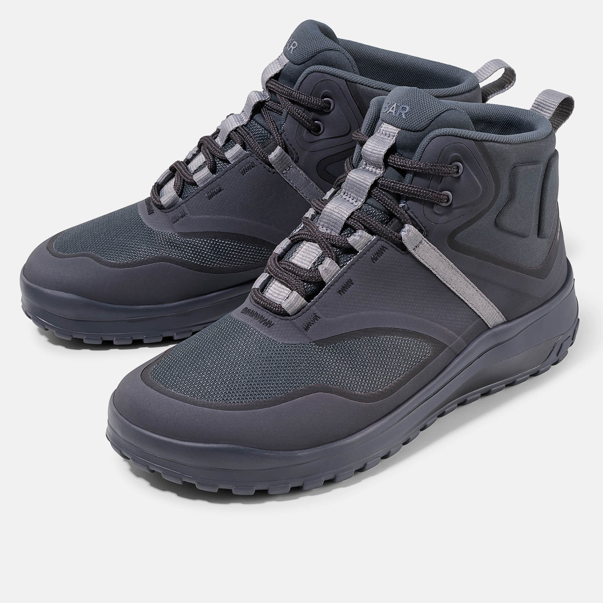 TrailLite Tex, Wanderschuhe, Unisex, 100% Zehenfreiheit, Bequeme Schuhe von BÄR Schuhe, Farbe: anthrazit, Textil