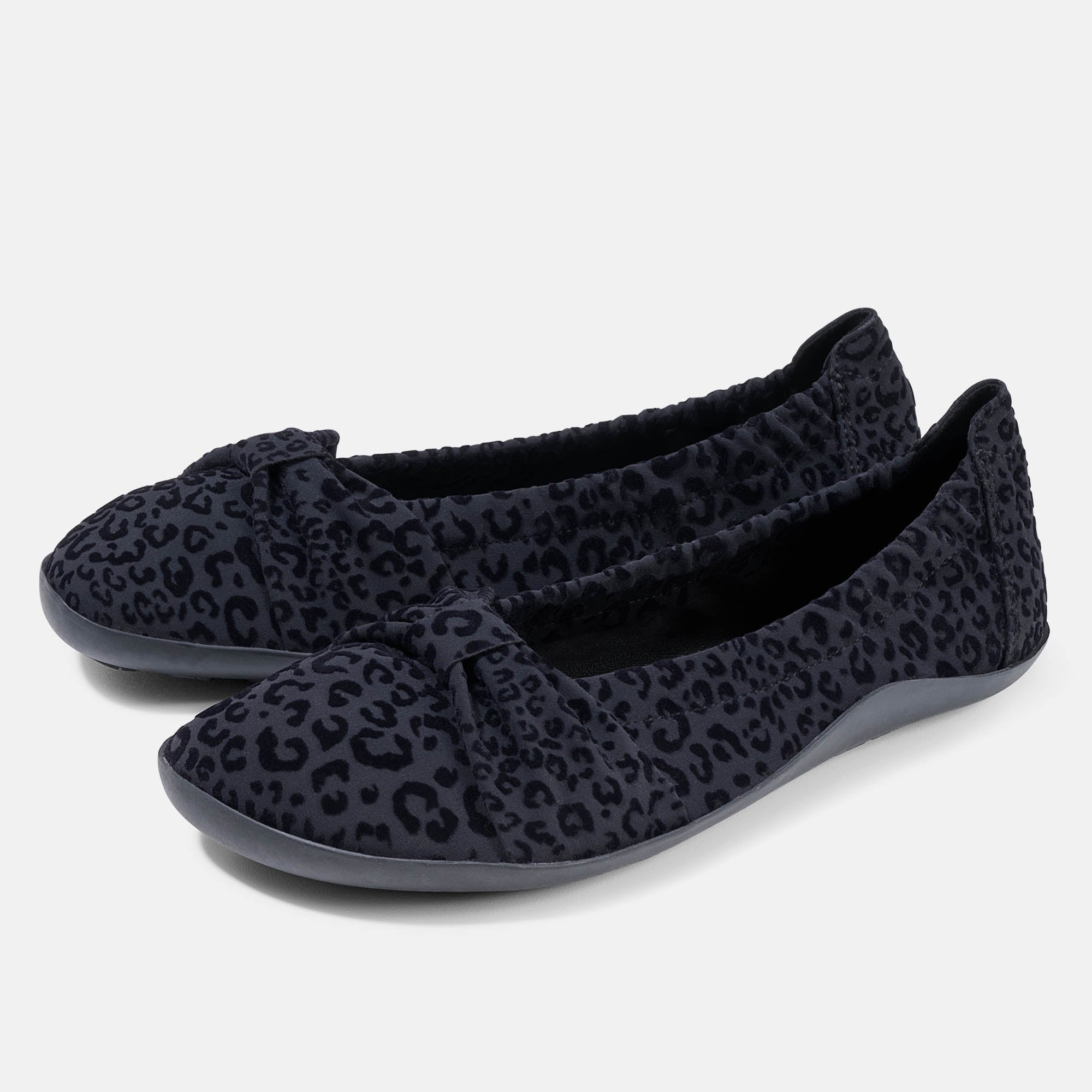 Elly Textil, Ballerinas, Damen, 100% Zehenfreiheit, Bequeme Schuhe von BÄR Schuhe, Farbe: schwarz, Textil