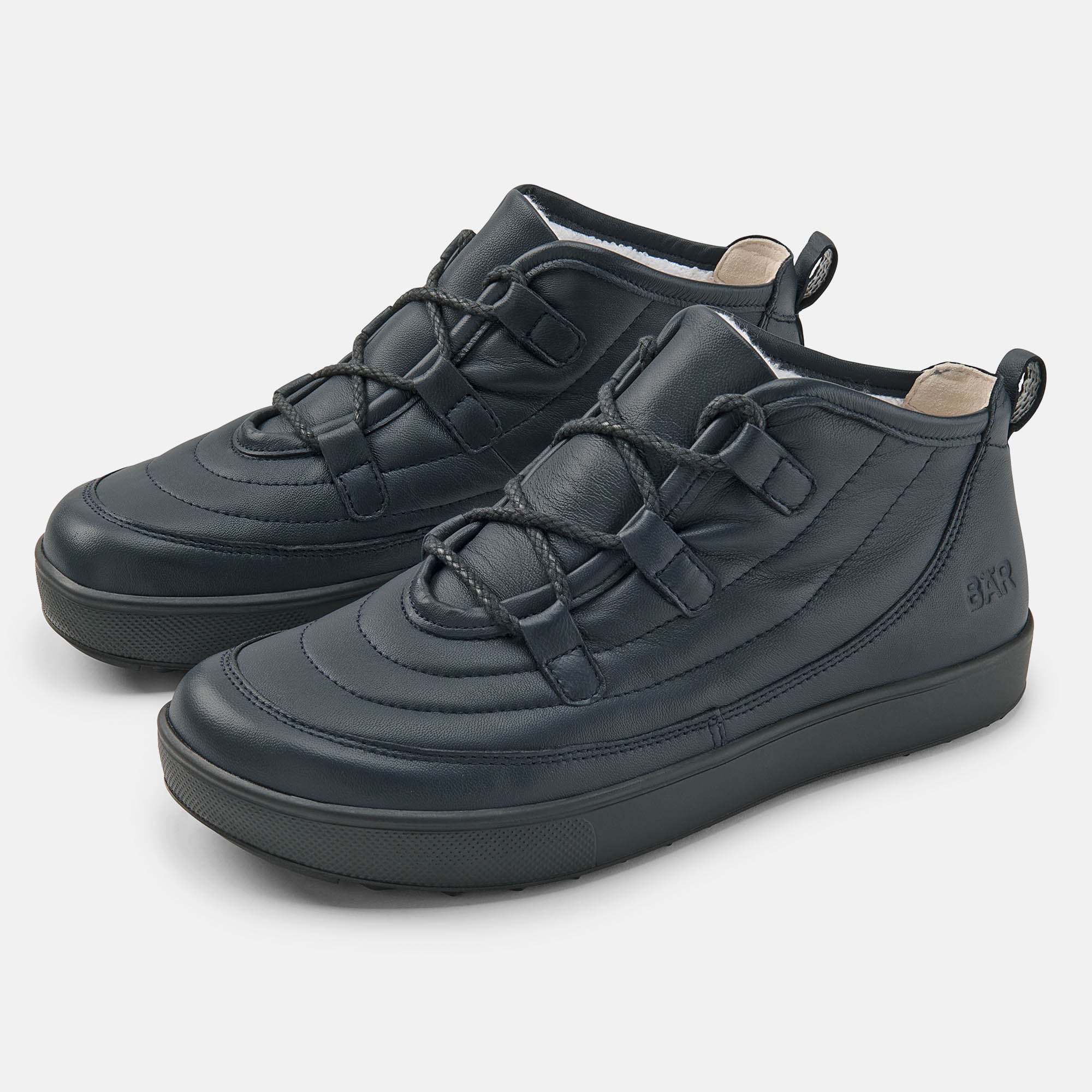 Lena, Stiefeletten, Damen, 100% Zehenfreiheit, Bequeme Schuhe von BÄR Schuhe, Farbe: dunkelblau, Lammnappaleder