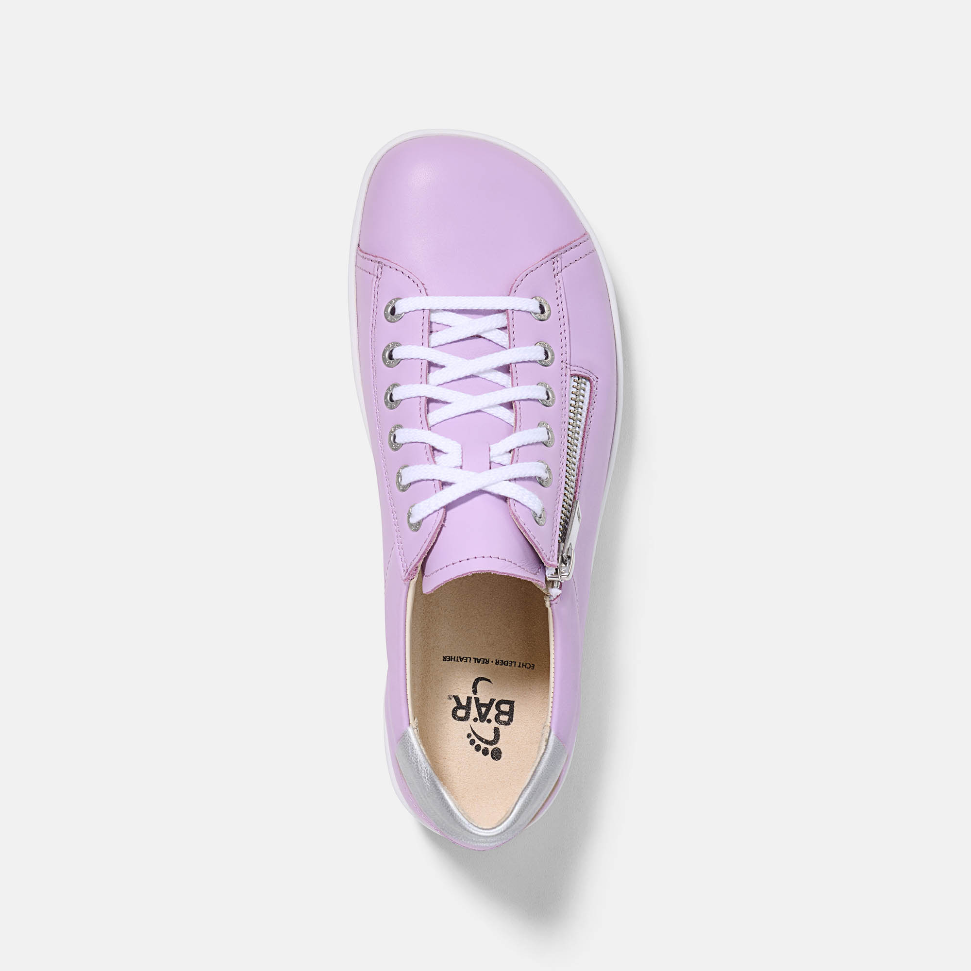 BÄR Schuhe Damenschuhe Freizeitschuhe Margot lavendel Kalbnappaleder Ansicht von oben