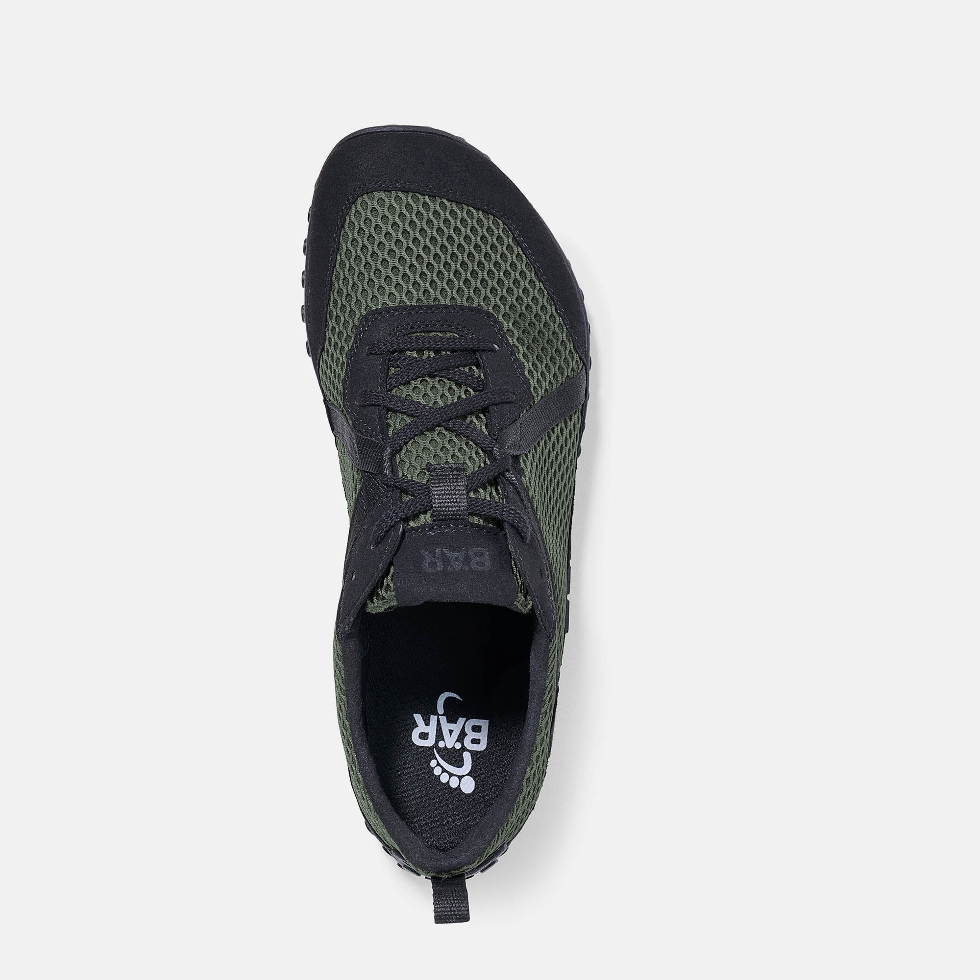 BÄR Schuhe Damenschuhe Sport Junis Tex schwarz/grün Textil Ansicht von oben