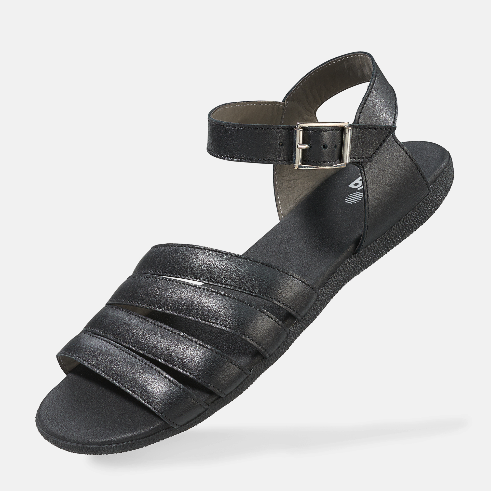 BÄR Schuhe Damenschuhe Sandaletten June schwarz Lammnappaleder Produktbild