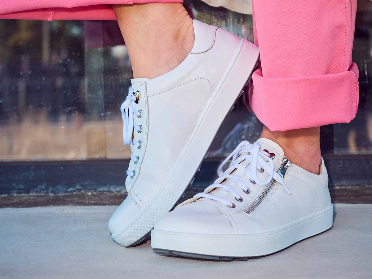 BÄR Schuhe Damenschuhe Freizeitschuhe Margot weiß Kalbnappaleder Emotionsbild