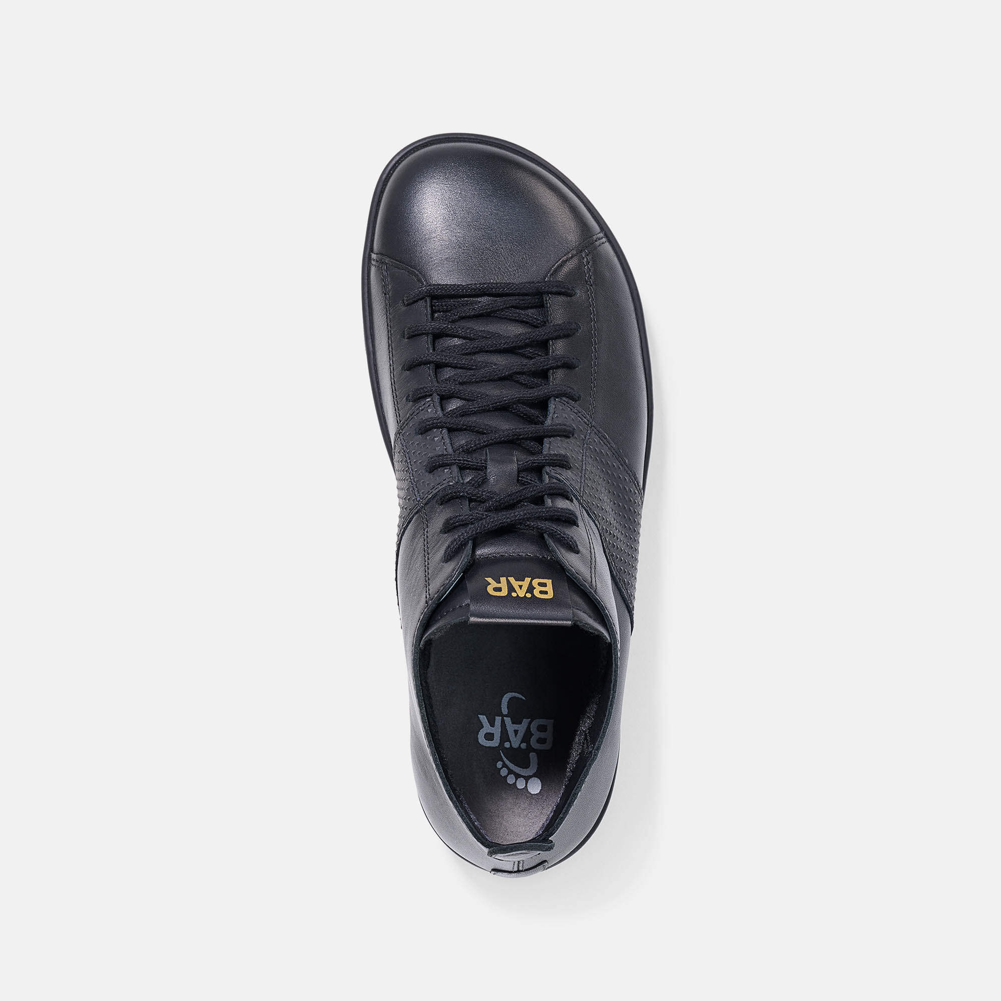 BÄR Schuhe Herrenschuhe Freizeitschuhe Ryan schwarz Rindnappaleder Ansicht von oben